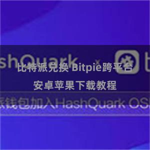 比特派兑换 Bitpie跨平台安卓苹果下载教程