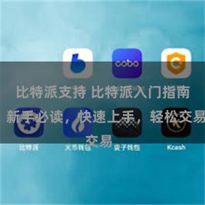 比特派支持 比特派入门指南：新手必读，快速上手，轻松交易。